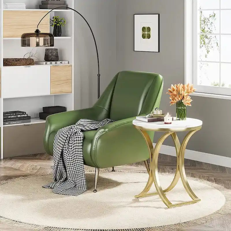 Table d'appoint petite table basse ronde moderne