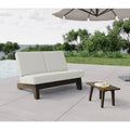 Ensemble de meubles de patio en bois modulaires d'extérieur