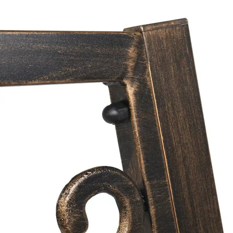 Banc de jardin en fer thermolaqué de 50 po pour terrasse