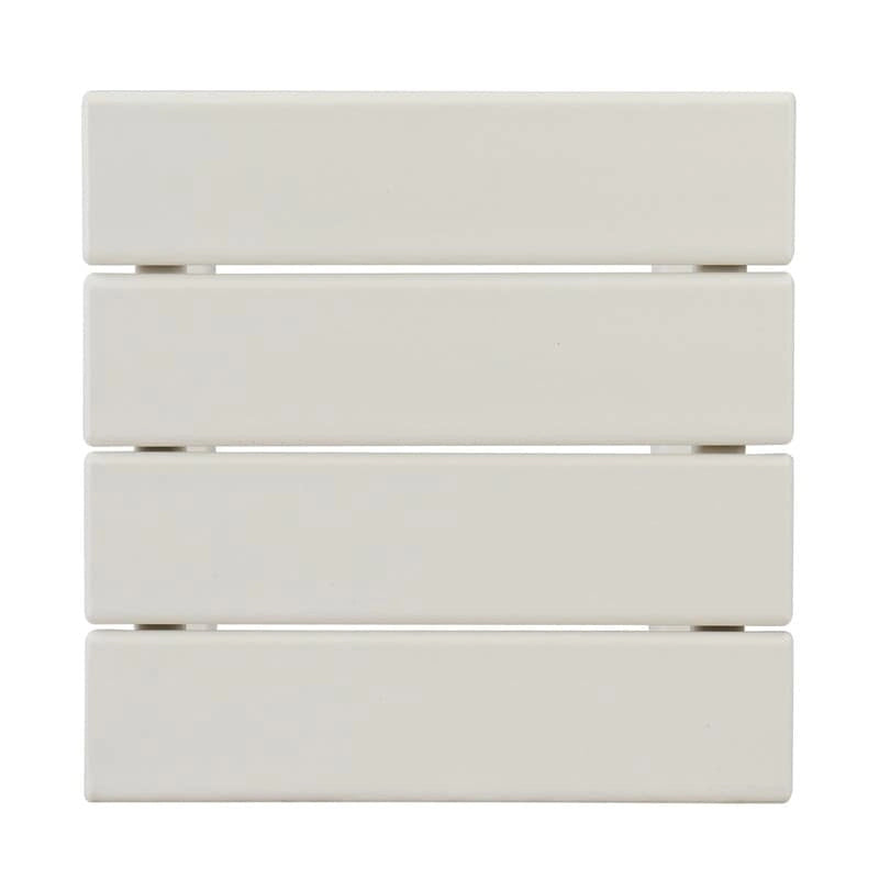 Table d'appoint carrée d'extérieur en polyéthylène haute densité de 14 po