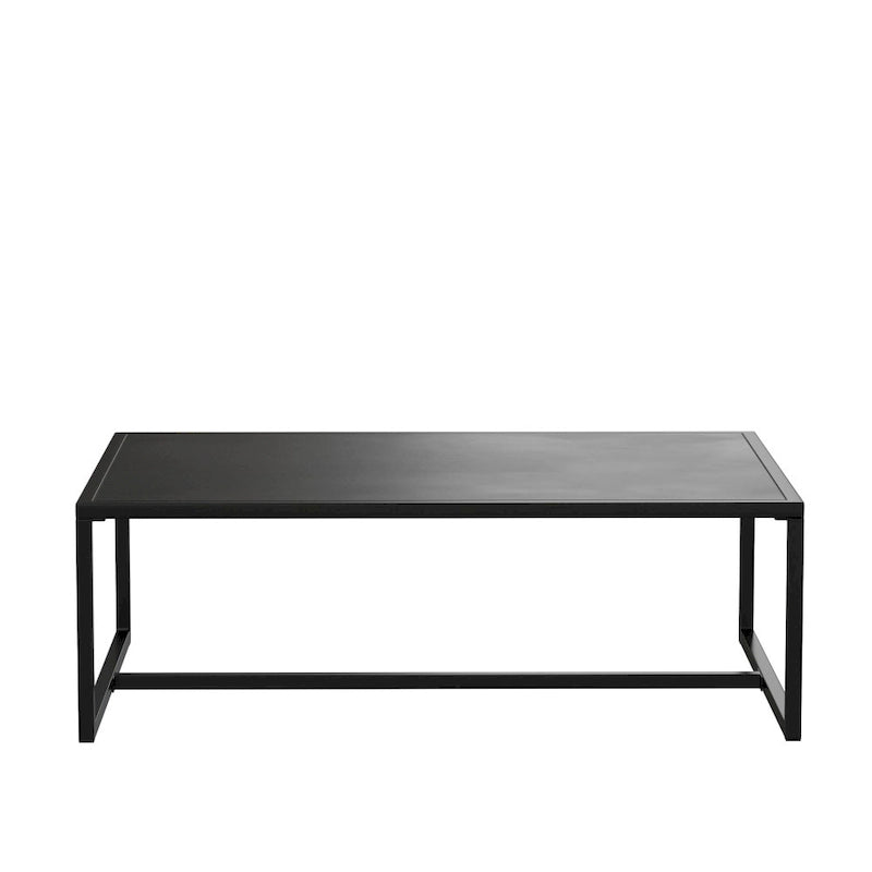 Table basse de patio en acier tout temps