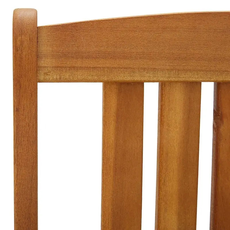 vidaXL Chaises de jardin avec coussins 2 pcs Bois d'acacia massif - 24 x 22,4 x 36,2