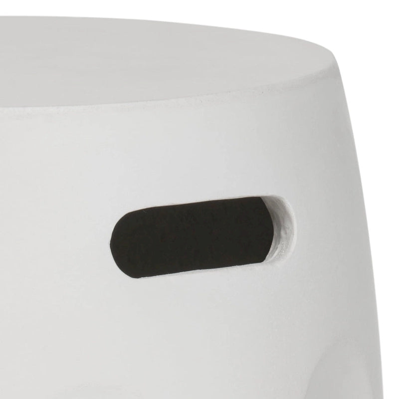 Table d'appoint d'intérieur/extérieur en béton Hasmik SAFAVIEH - 15,7x15,7x17,7 - 16Lx16Px18H