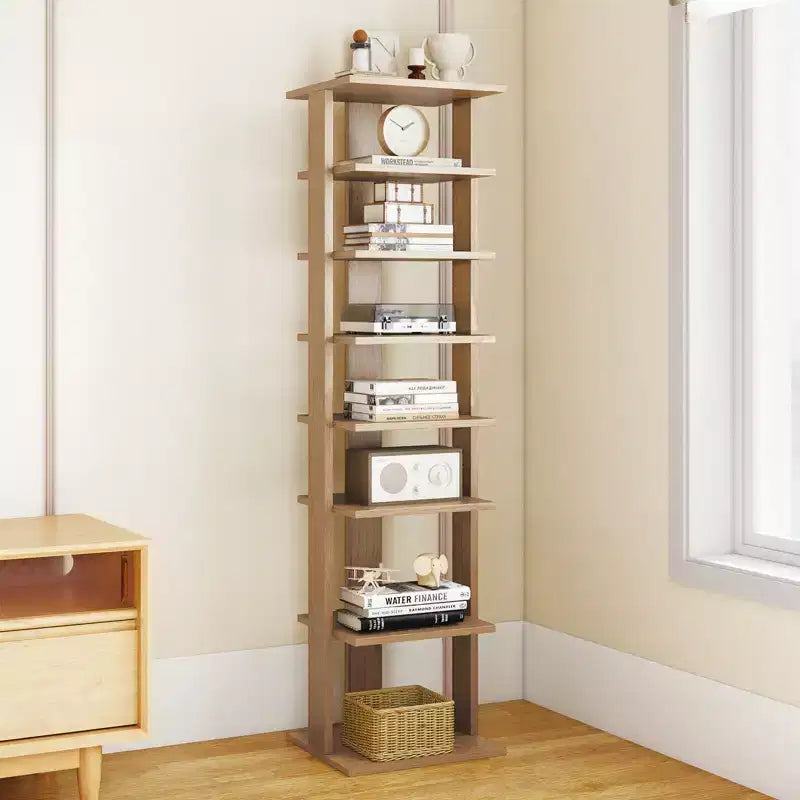Étagère à chaussures 7 niveaux en bois, blanche/noire