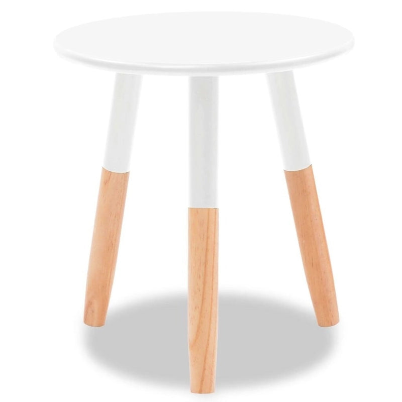 Table d'appoint Table basse gigogne Lot de 2 pièces en pin massif - 48 x 47,5 cm