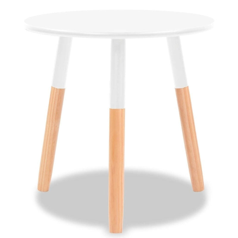 Table d'appoint Table basse gigogne Lot de 2 pièces en pin massif - 48 x 47,5 cm