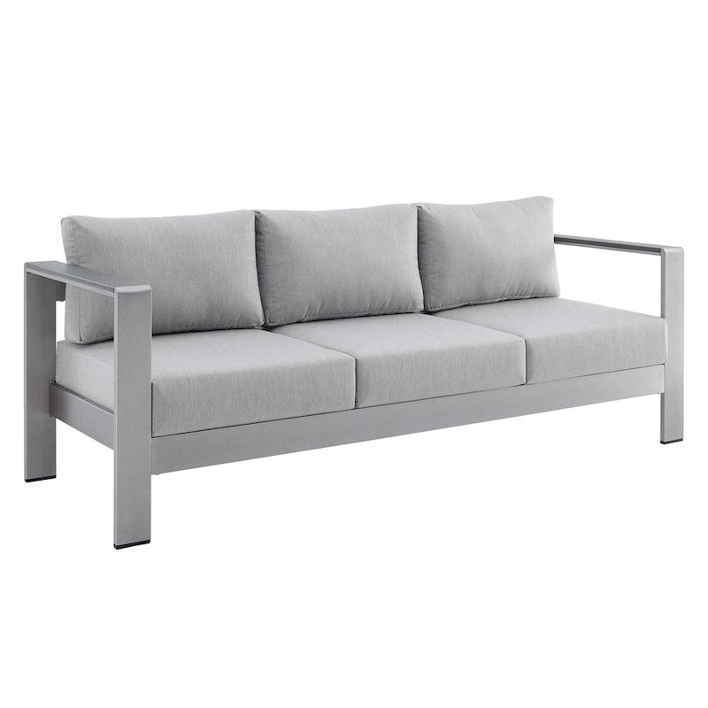 Ensemble de 3 pièces Shore Sunbrella en aluminium pour patio extérieur