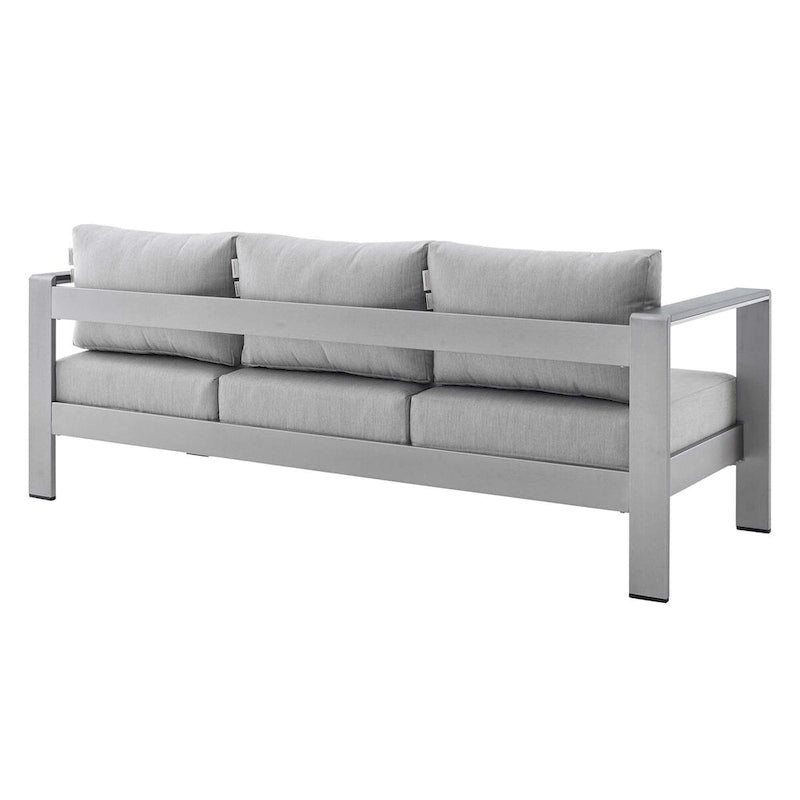 Ensemble de 3 pièces Shore Sunbrella en aluminium pour patio extérieur
