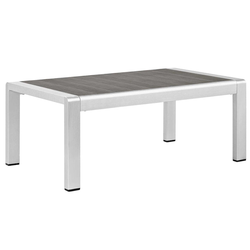 Ensemble de 3 pièces Shore Sunbrella en aluminium pour patio extérieur