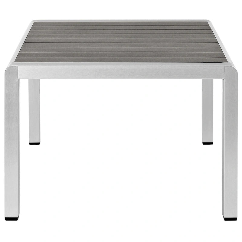 Ensemble de 3 pièces Shore Sunbrella en aluminium pour patio extérieur