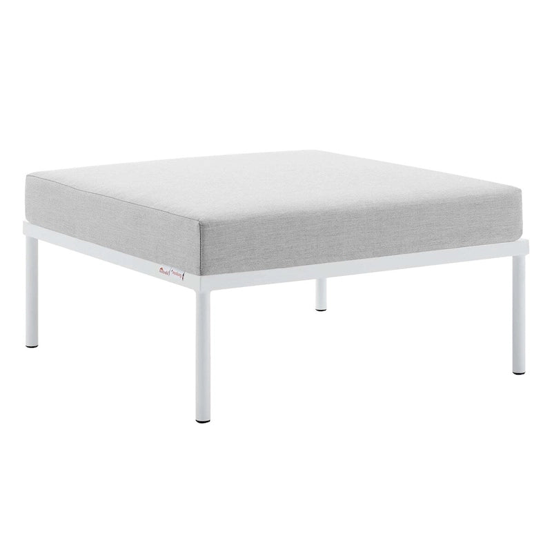 Ottoman d'extérieur en aluminium Harmony Sunbrella
