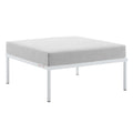 Ottoman d'extérieur en aluminium Harmony Sunbrella