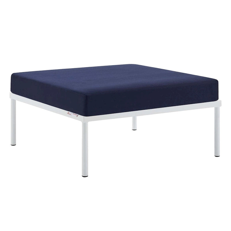Ottoman d'extérieur en aluminium Harmony Sunbrella