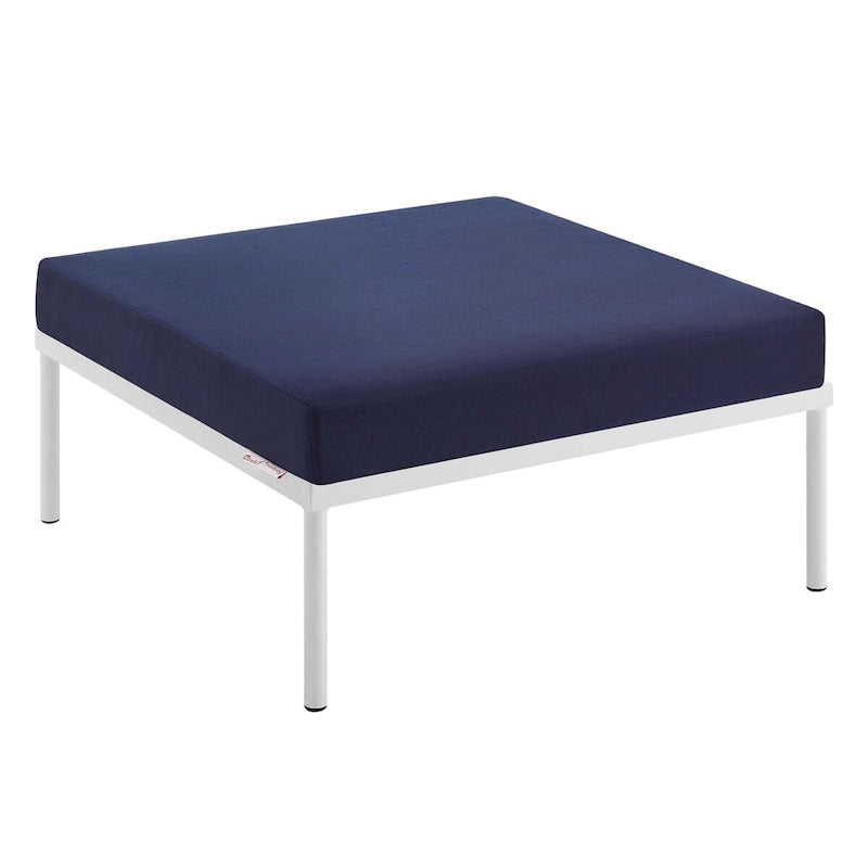 Ottoman d'extérieur en aluminium Harmony Sunbrella