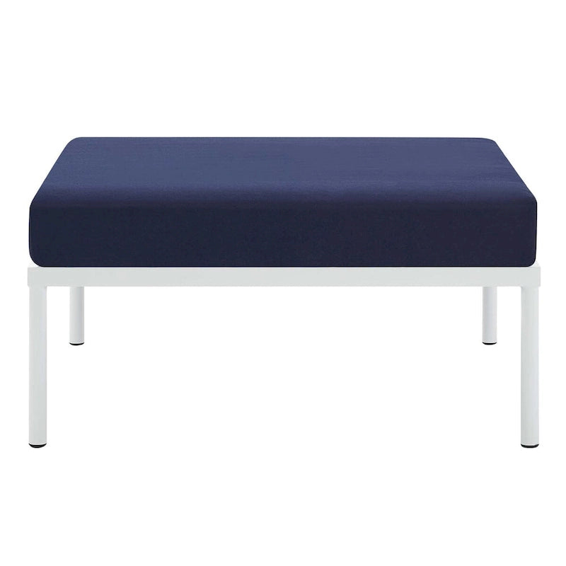 Ottoman d'extérieur en aluminium Harmony Sunbrella