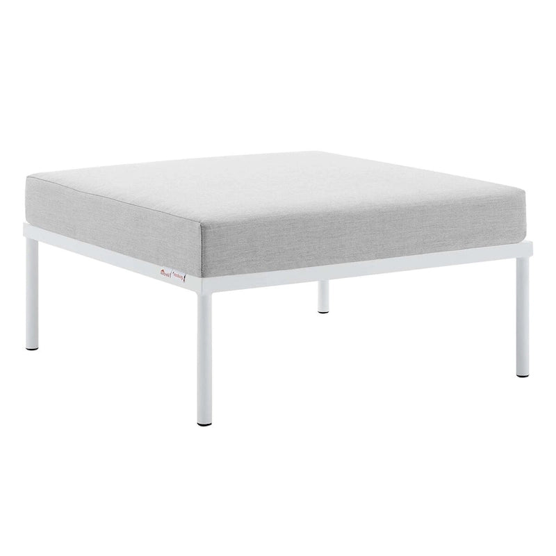 Ottoman d'extérieur en aluminium Harmony Sunbrella