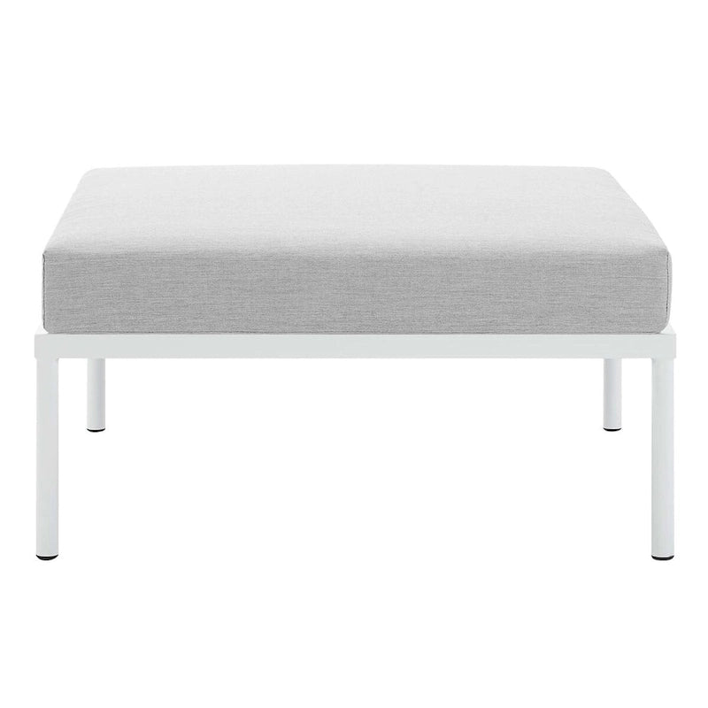 Ottoman d'extérieur en aluminium Harmony Sunbrella