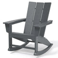 Chaises à bascule d'extérieur en bois composite (PEHD) résistant aux intempéries
