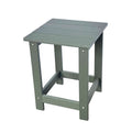 Table d'appoint de patio carrée Mason Poly Resin Eco-Friendly tout temps