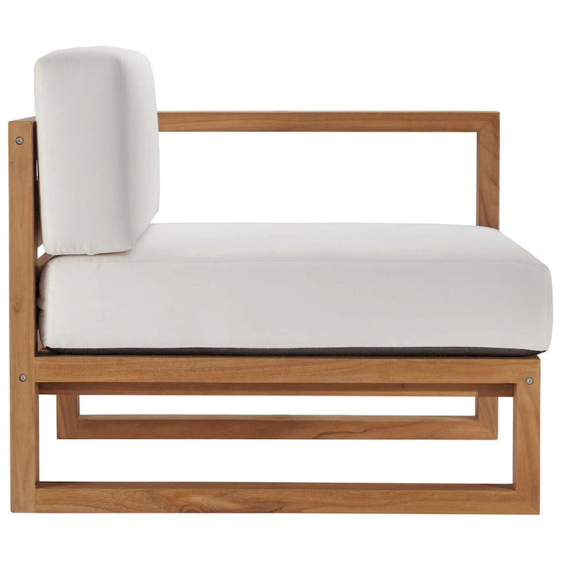 Ensemble de mobilier de jardin 4 pièces en teck Upland