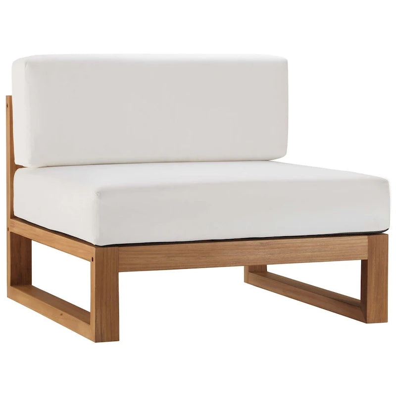 Ensemble de mobilier de jardin 4 pièces en teck Upland