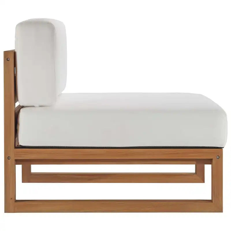 Ensemble de mobilier de jardin 4 pièces en teck Upland