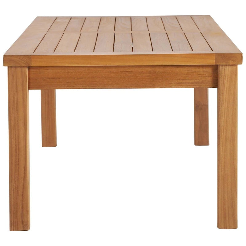 Ensemble de mobilier de jardin 4 pièces en teck Upland