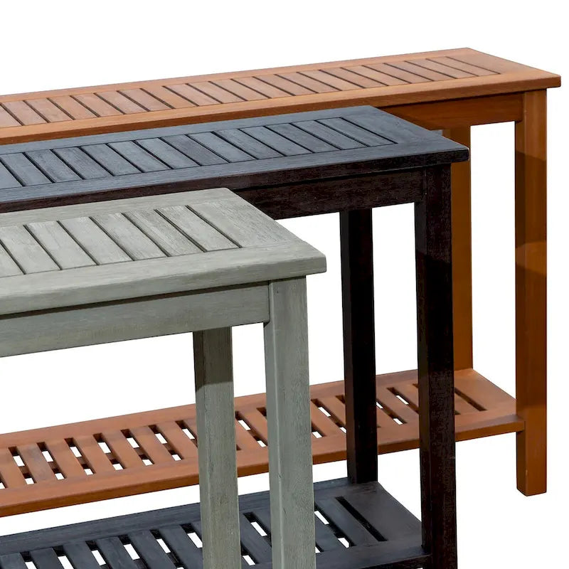 Console en eucalyptus Longs Peak DTY Outdoor Living