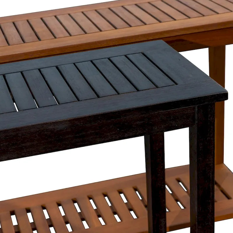 Console en eucalyptus Longs Peak DTY Outdoor Living