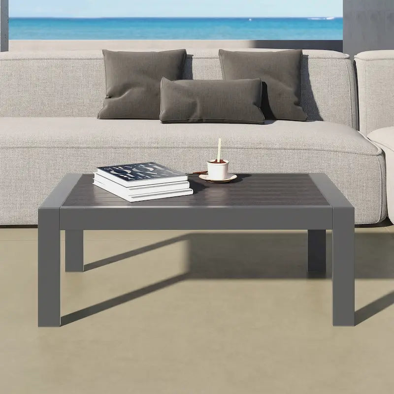 Table basse d'extérieur en aluminium Royalcraft