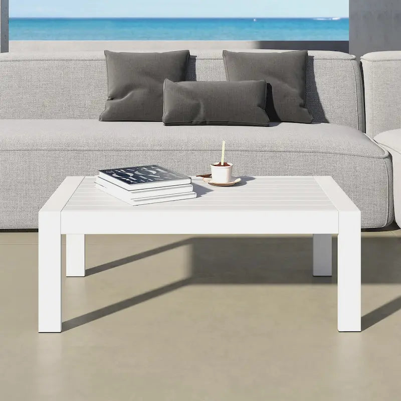 Table basse d'extérieur en aluminium Royalcraft