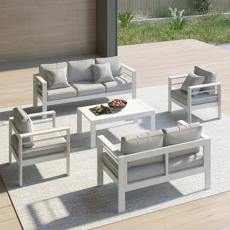 Table basse d'extérieur en aluminium Royalcraft