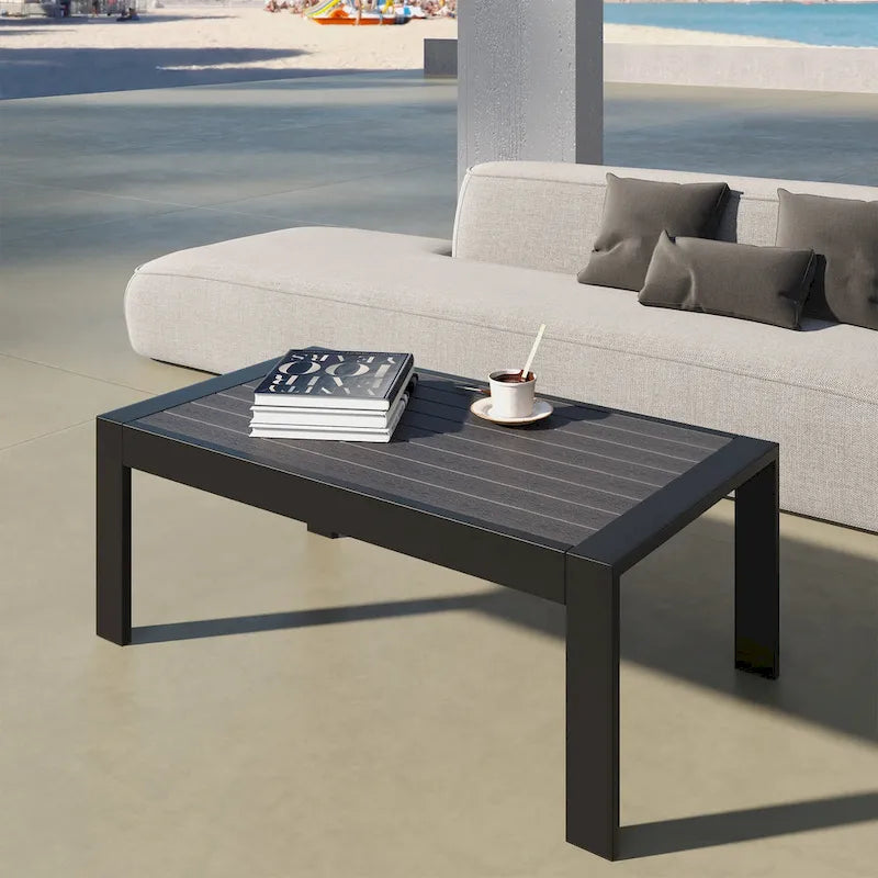 Table basse d'extérieur en aluminium Royalcraft
