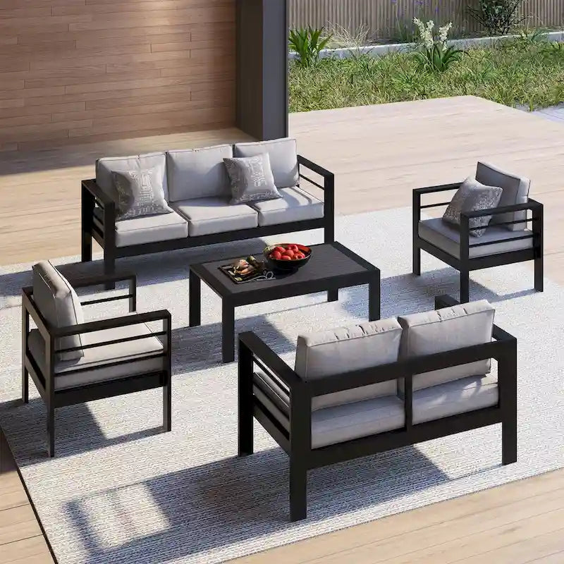 Table basse d'extérieur en aluminium Royalcraft