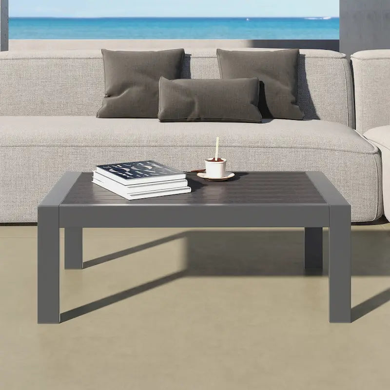 Table basse d'extérieur en aluminium Royalcraft