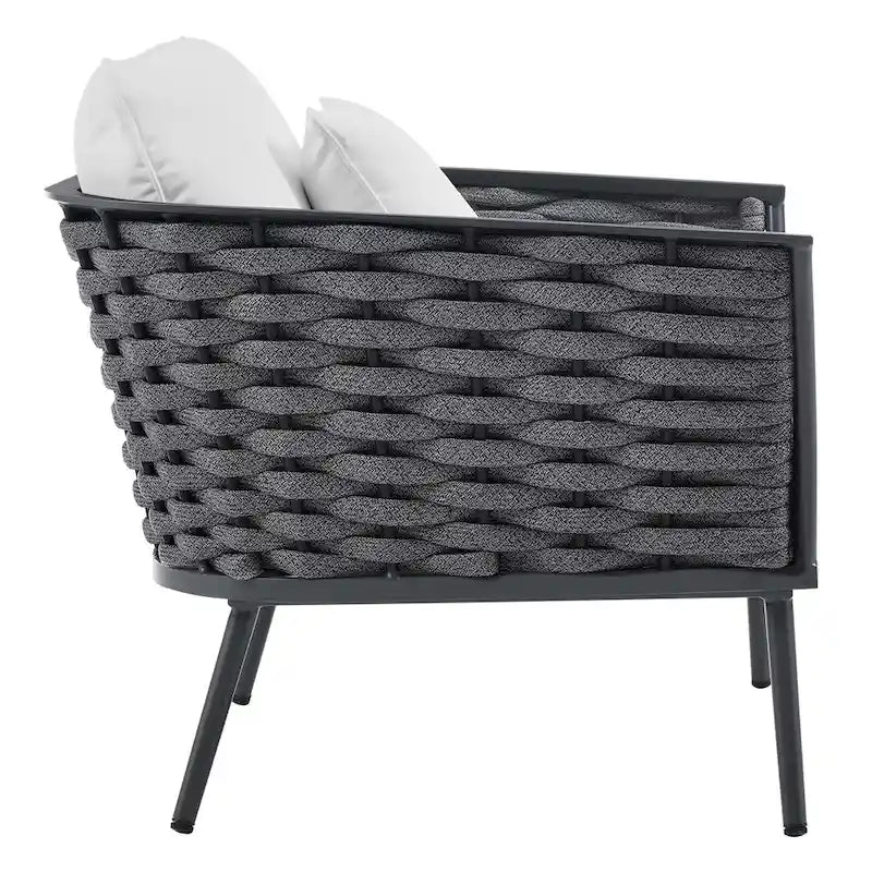 Fauteuil d'extérieur en aluminium Stance