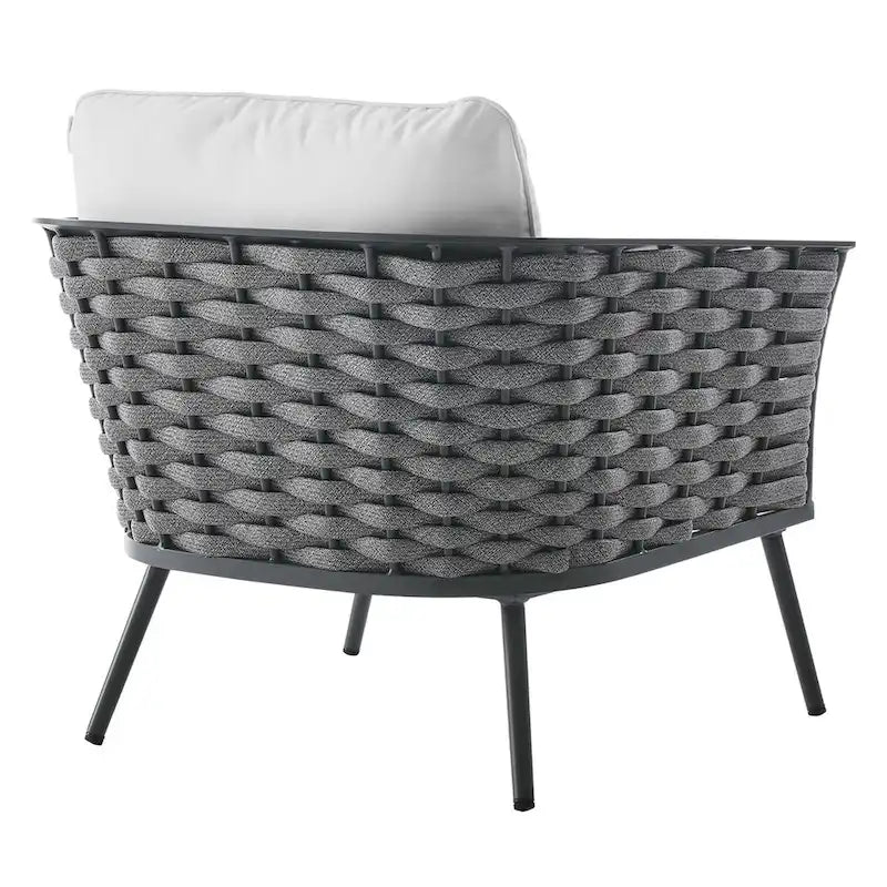 Fauteuil d'extérieur en aluminium Stance