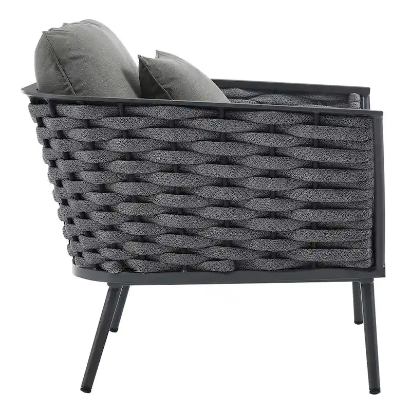 Fauteuil d'extérieur en aluminium Stance