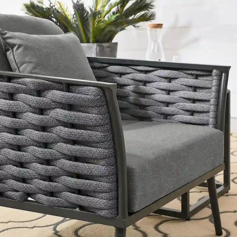 Fauteuil d'extérieur en aluminium Stance