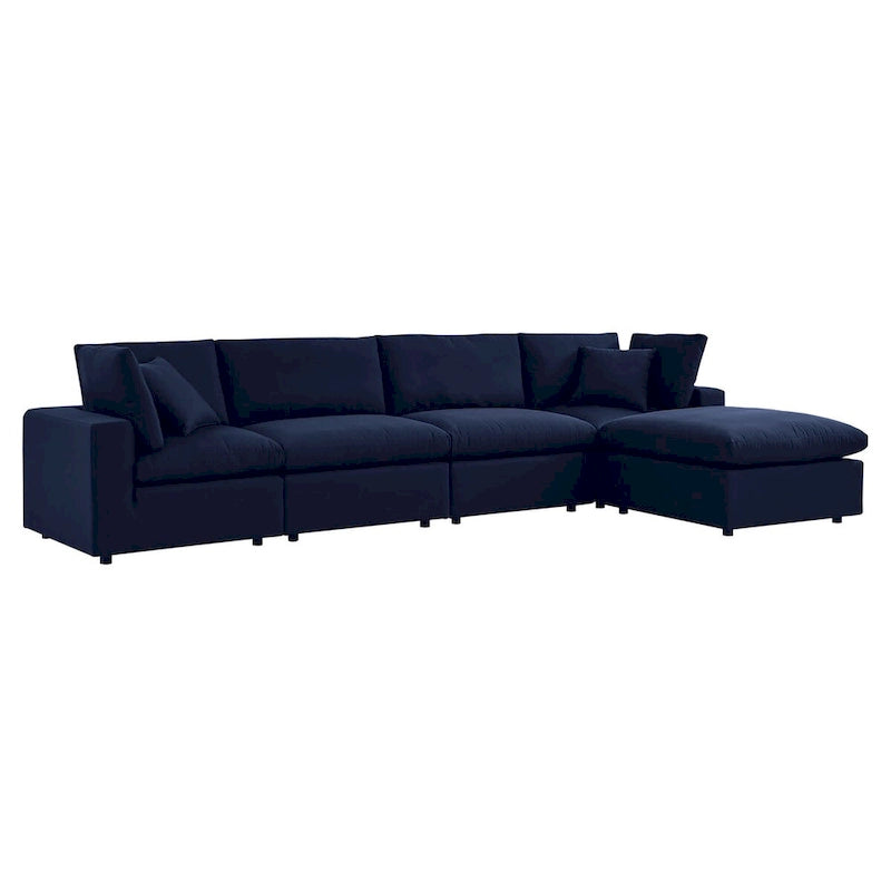 Canapé d'angle d'extérieur 5 pièces Commix Sunbrella