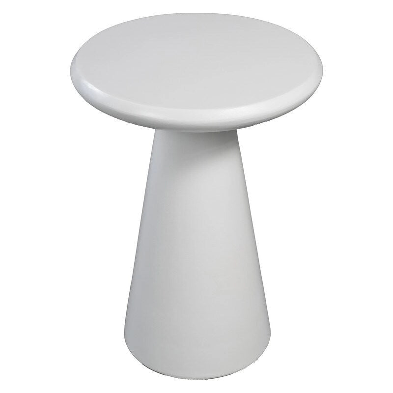 Table d'appoint d'extérieur en béton Mgo en forme de champignon Patio Watcher 16 po