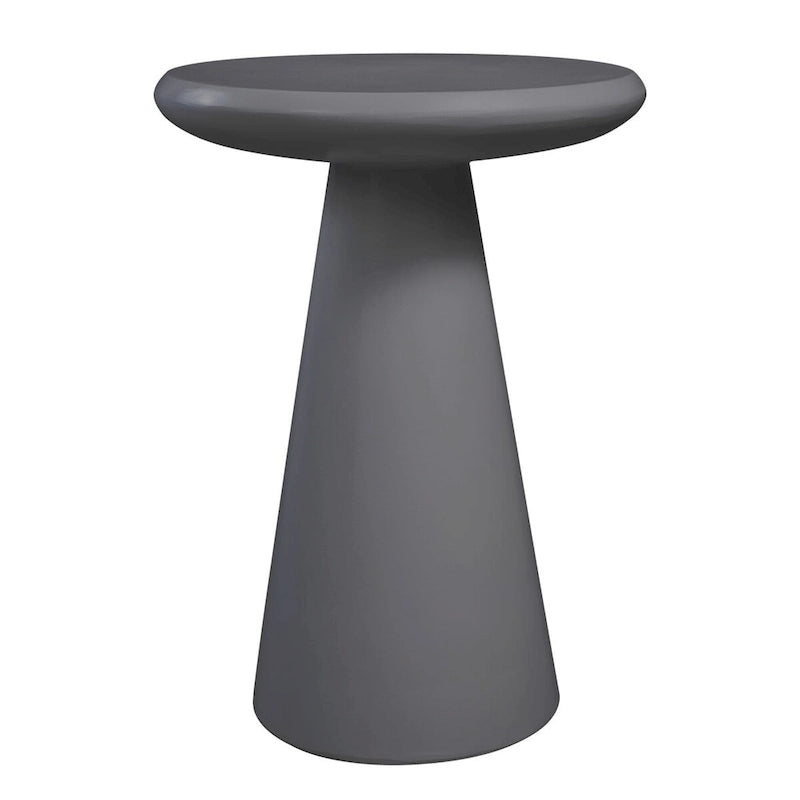 Table d'appoint d'extérieur en béton Mgo en forme de champignon Patio Watcher 16 po