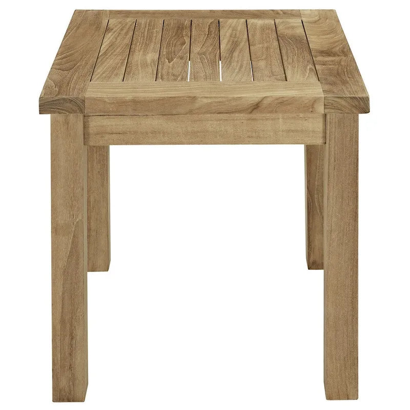 Table d'appoint d'extérieur en teck Pocasset de Havenside Home