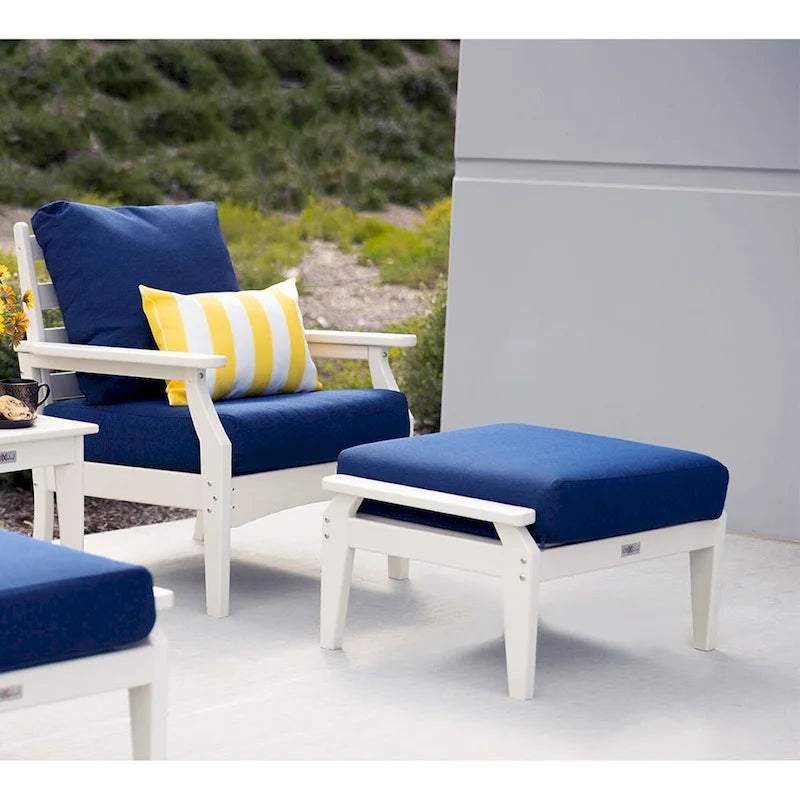 Pouffe LuXeo Aspen avec coussin