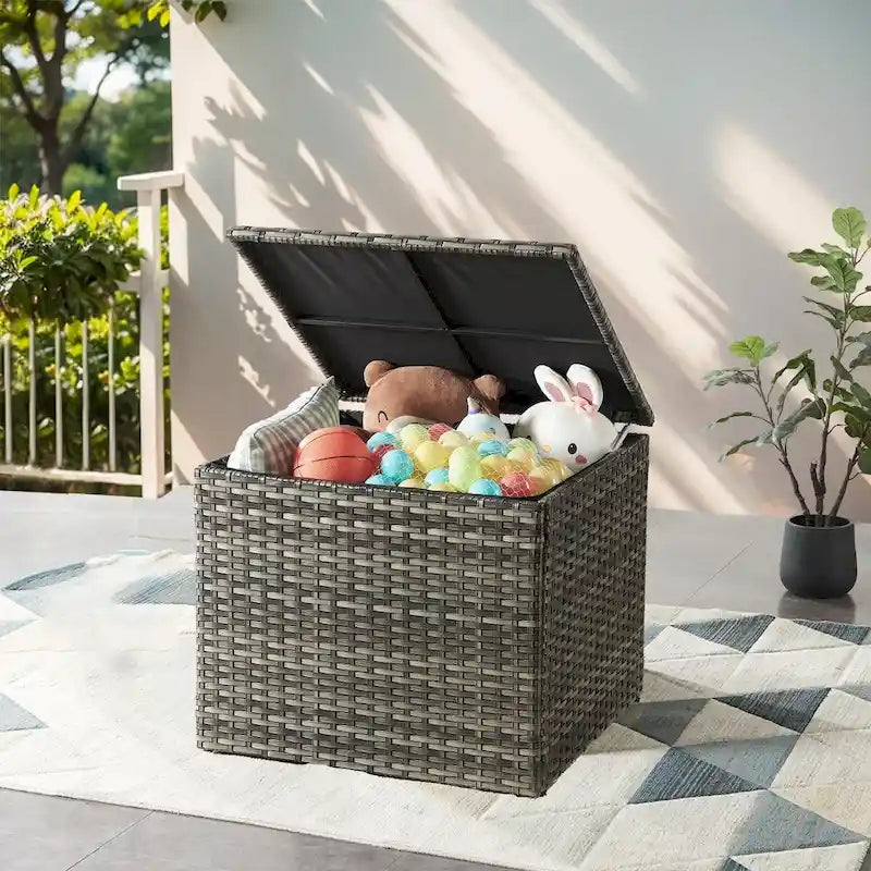 Coffre de rangement de jardin étanche pour terrasse