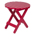 Table pliante ronde escamotable en cèdre assemblée Remedy 19
