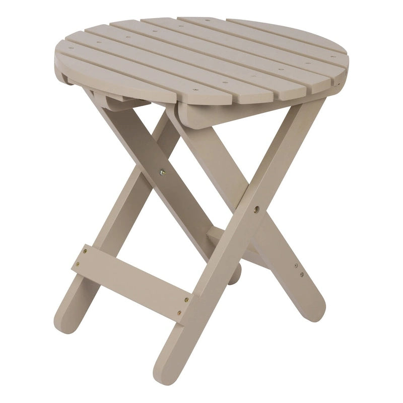 Table pliante ronde escamotable en cèdre assemblée Remedy 19