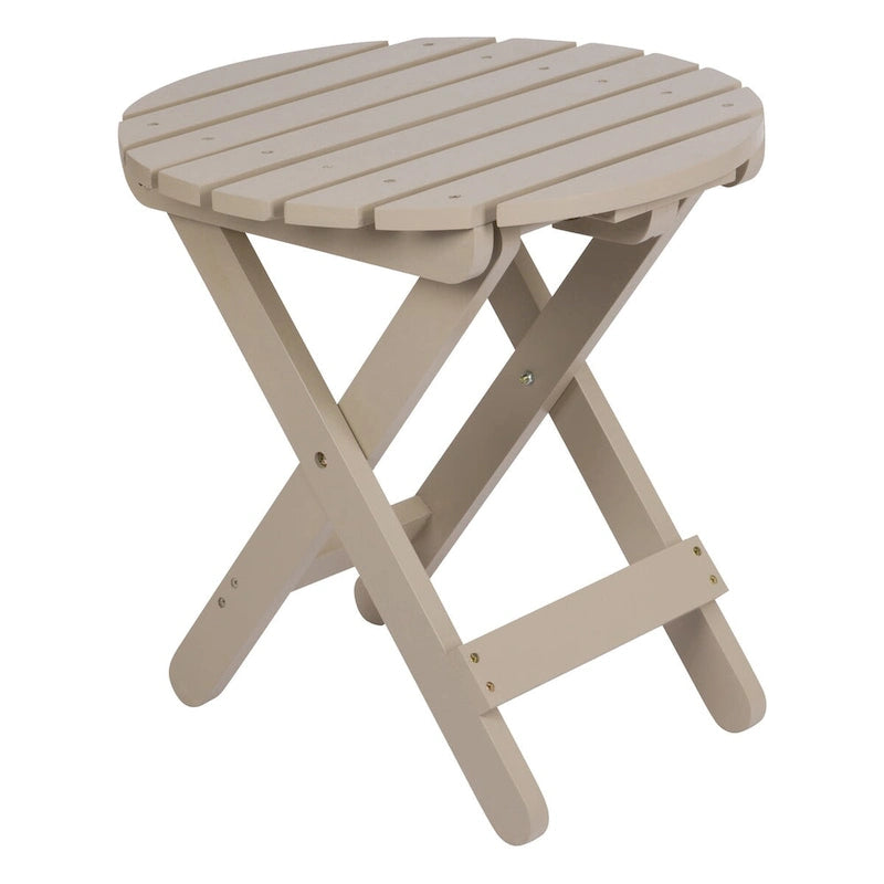 Table pliante ronde escamotable en cèdre assemblée Remedy 19