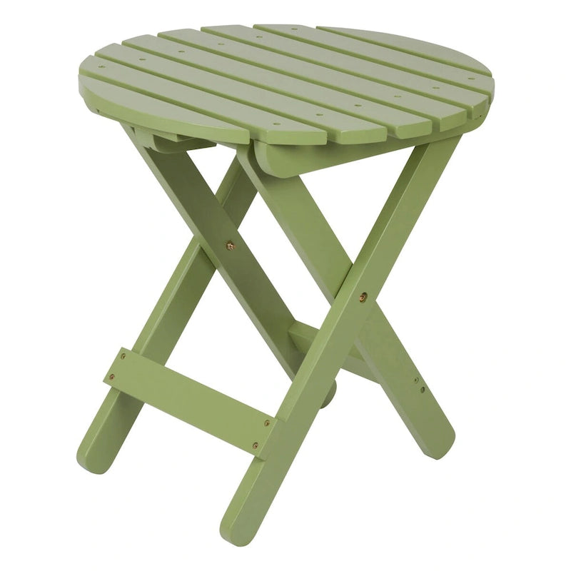 Table pliante ronde escamotable en cèdre assemblée Remedy 19