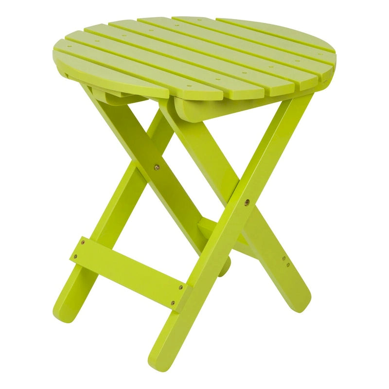 Table pliante ronde escamotable en cèdre assemblée Remedy 19